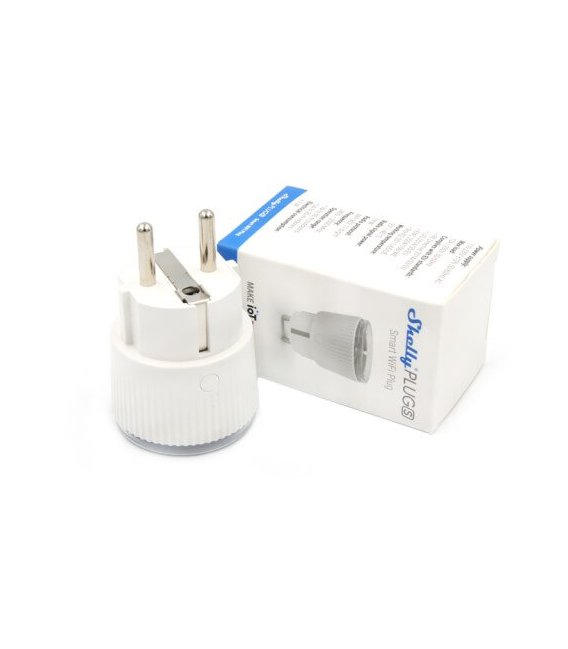 SHELLY - Smart adapter for socket 1x Shuko 16A with meter Shelly Plug -  201879