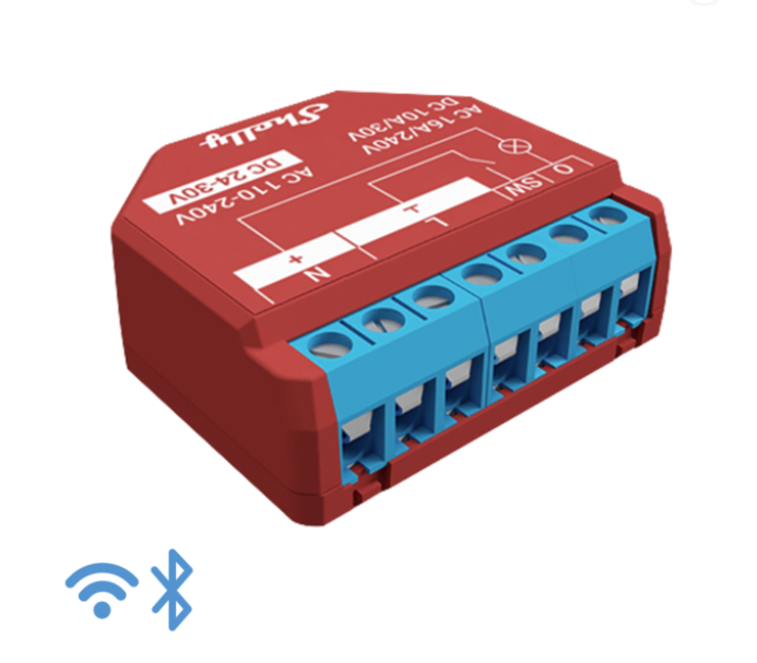 Shelly Plus 1PM smart energy meter and power switch